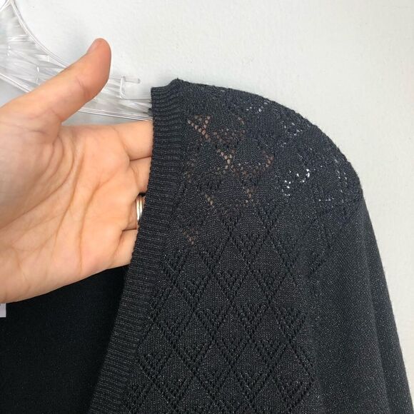 Jaclyn Smith Shimmering Cardigan Sweater - Picture 3 of 5